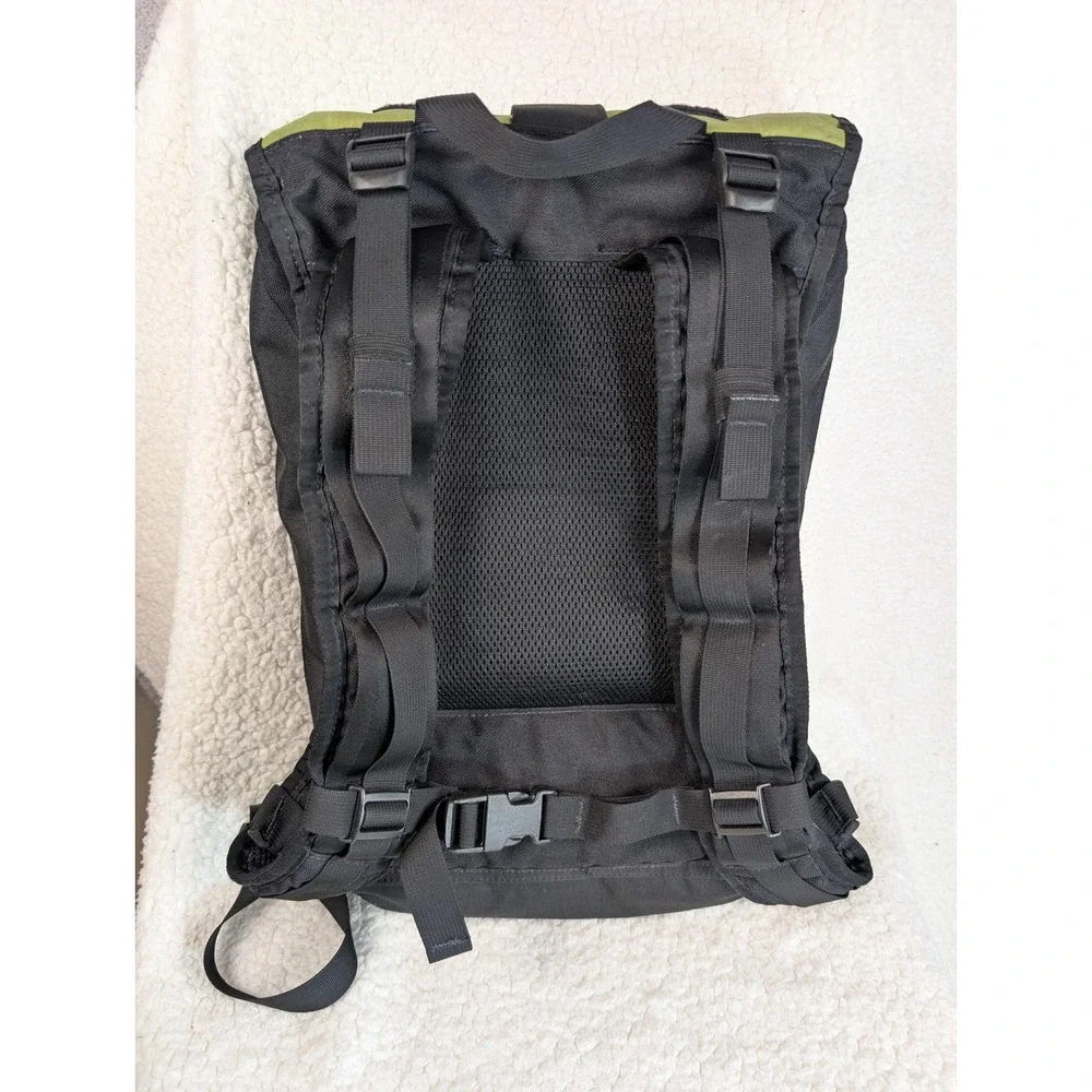 Mission Workshop Rambler Backpack Olive Green Black Expandable Made in USA